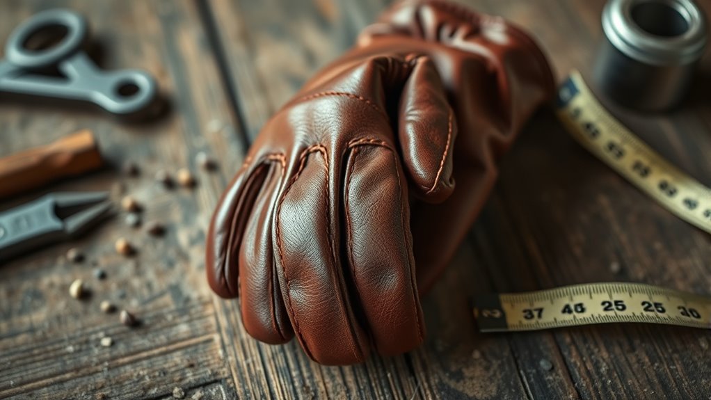 durable leather work gloves