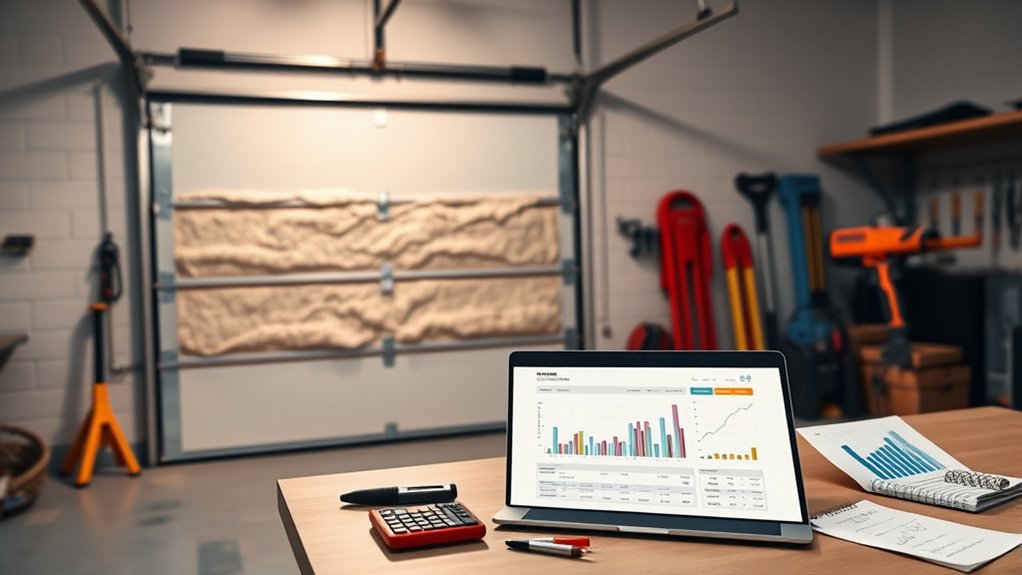 garage door insulation costs