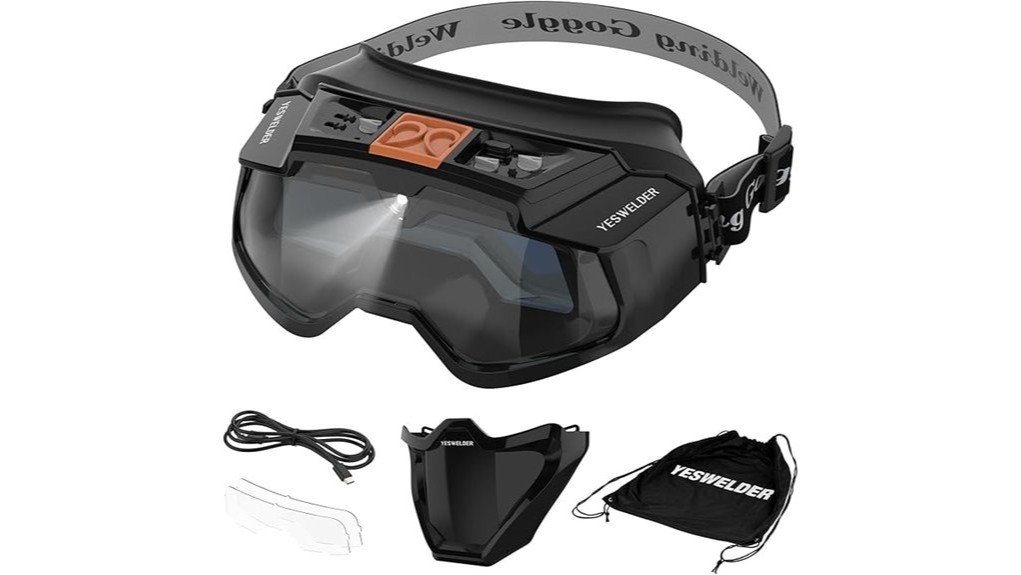 auto darkening welding goggles