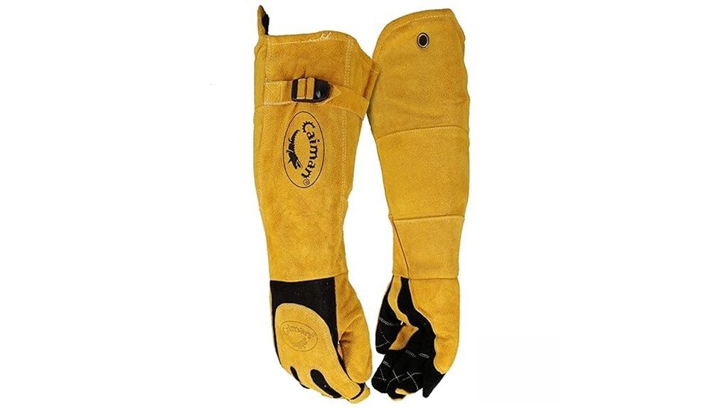 caiman deerskin welding gloves