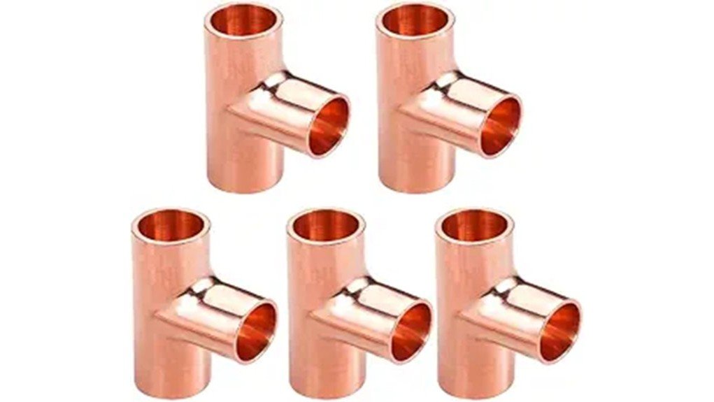 copper tee for tubing