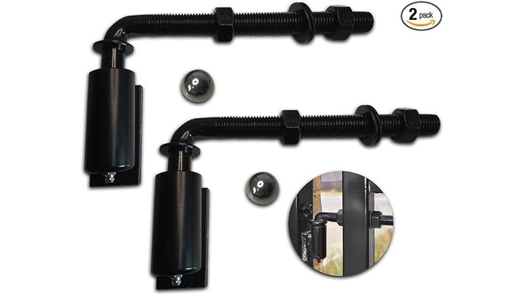 durable j bolt hinge set