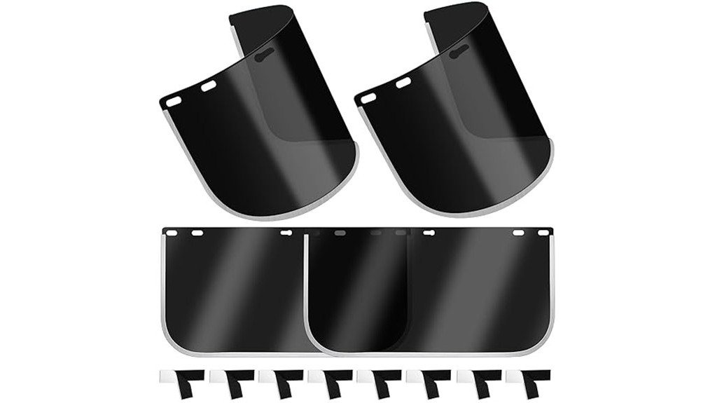 face shield lens review