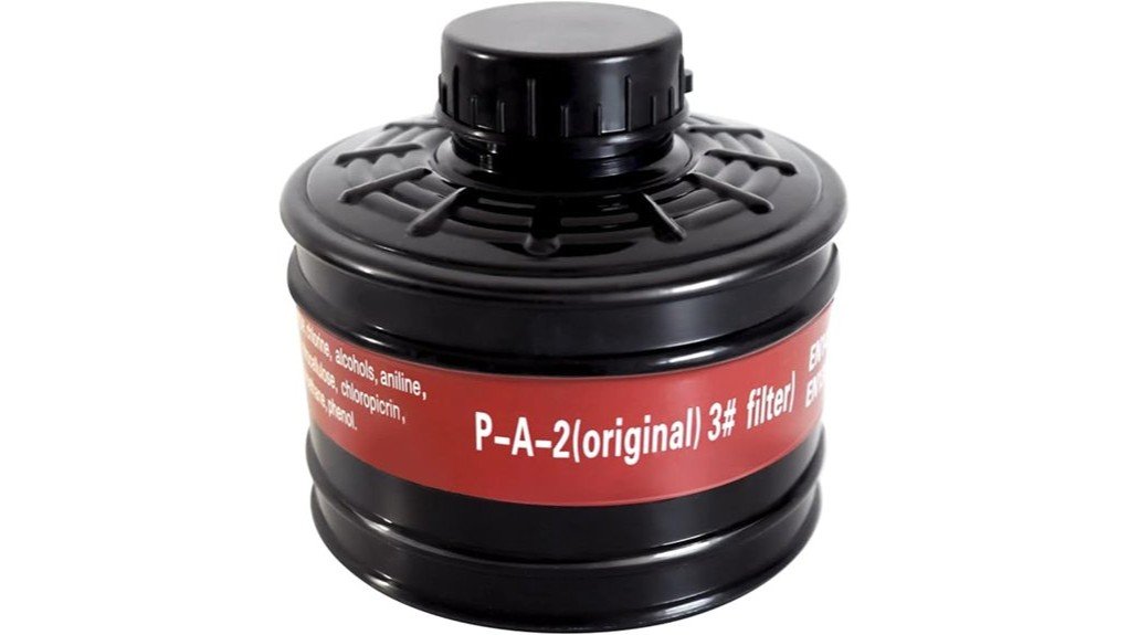gas mask filter review