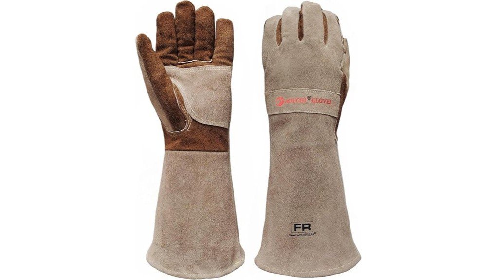 heat resistant leather gloves