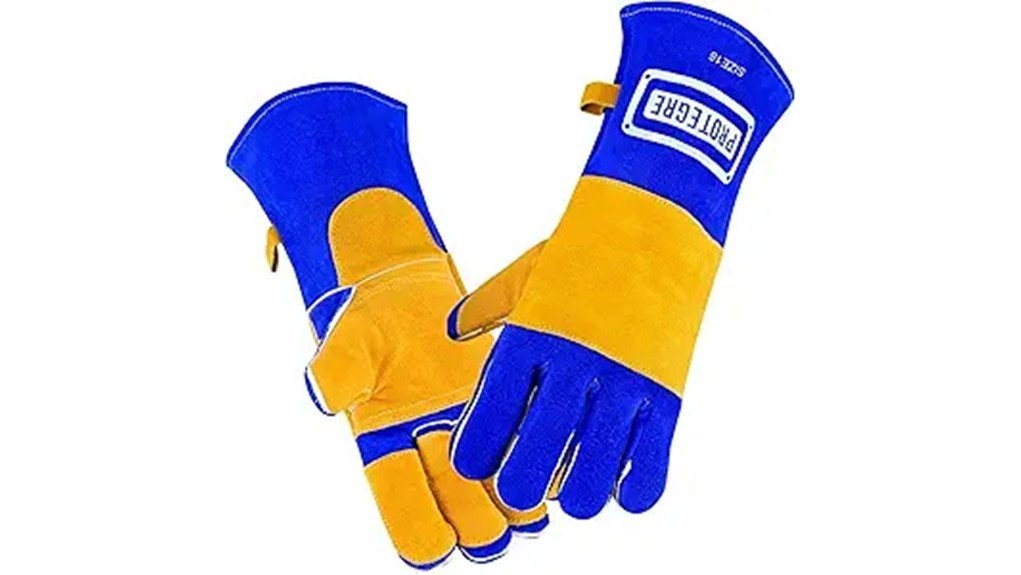 heat resistant welding gloves
