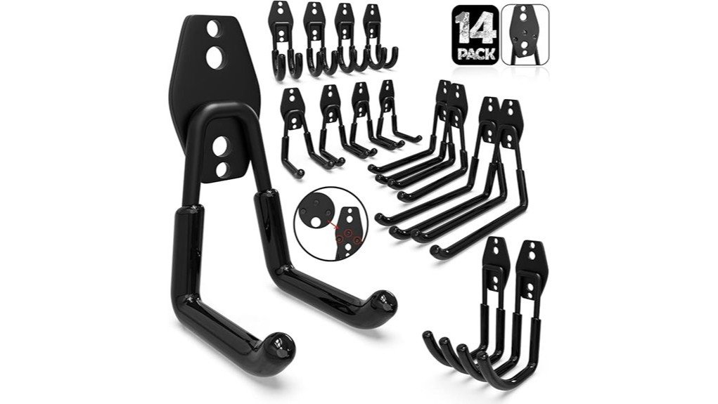 heavy duty garage wall hooks