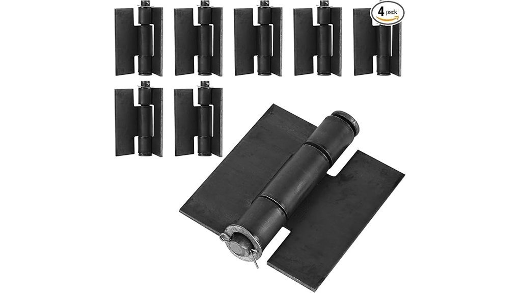 heavy duty weld hinges
