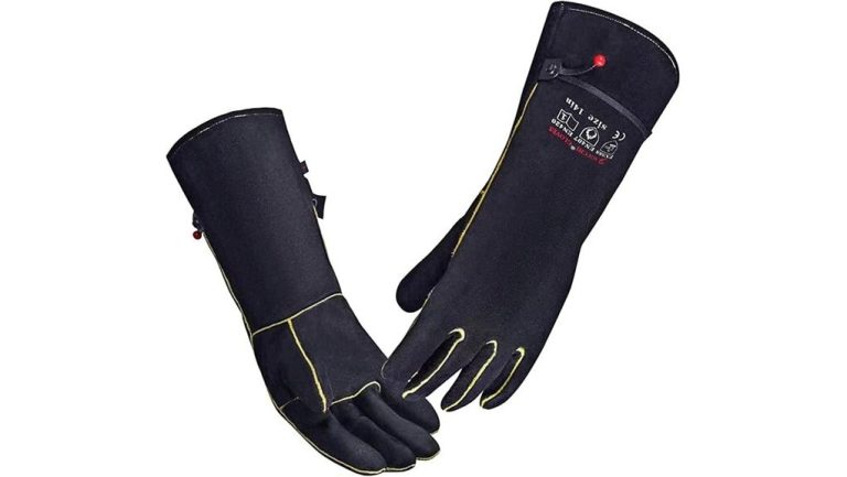 high temperature leather gloves
