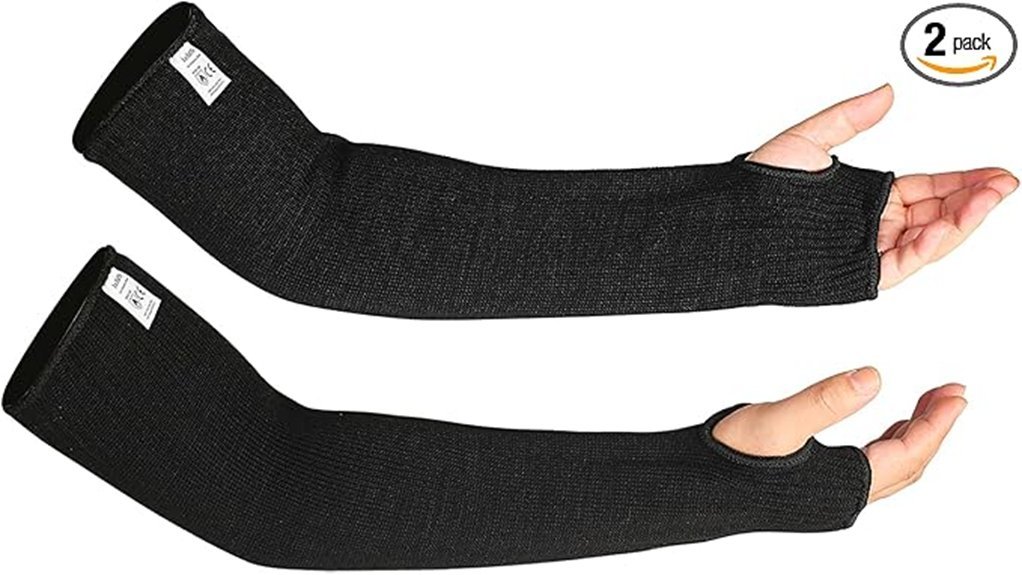 kevlar sleeves offer comfort