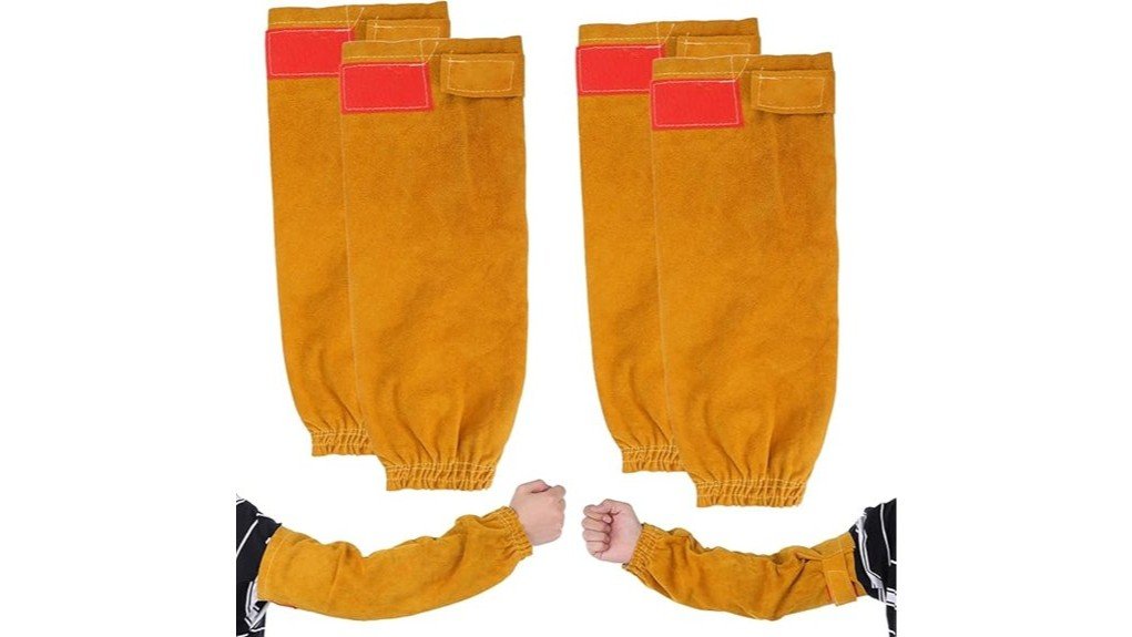 leather welding sleeves review
