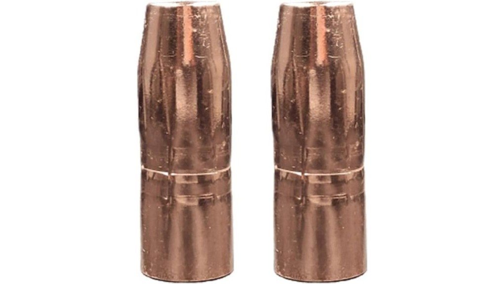 mig gun nozzles performance evaluation
