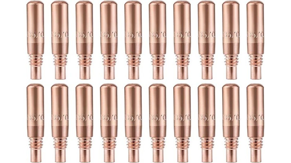mig welding contact tips performance