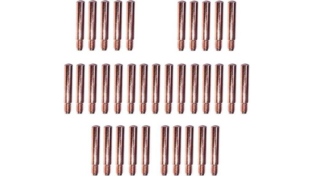 mig welding contact tips performance