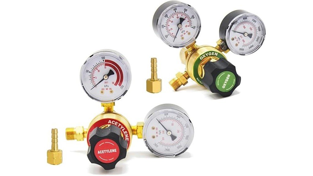 oxygen acetylene regulator evaluation