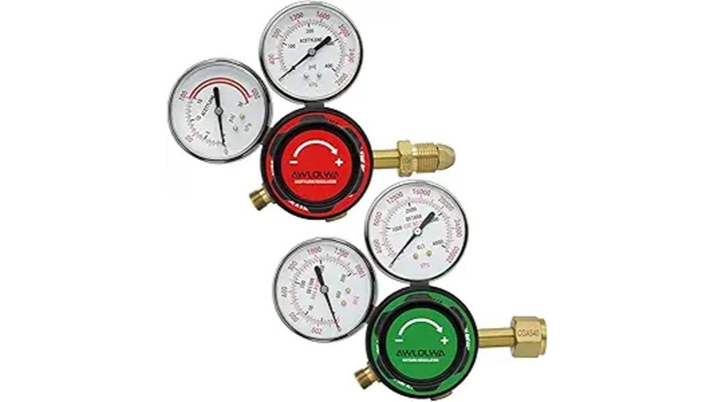 oxygen and acetylene regulators