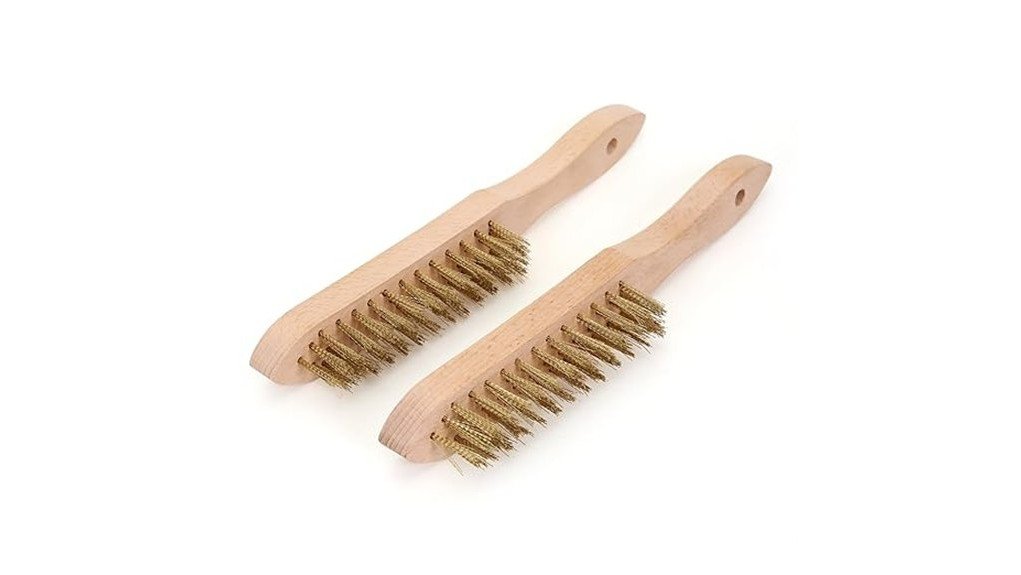 quality brass brush set