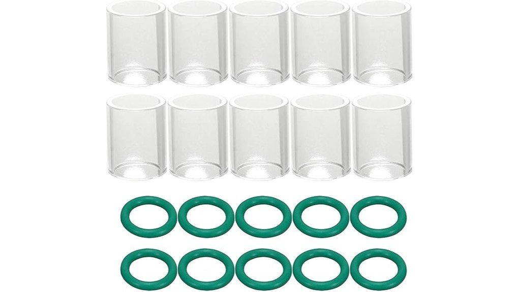 riverweld tig glass cups