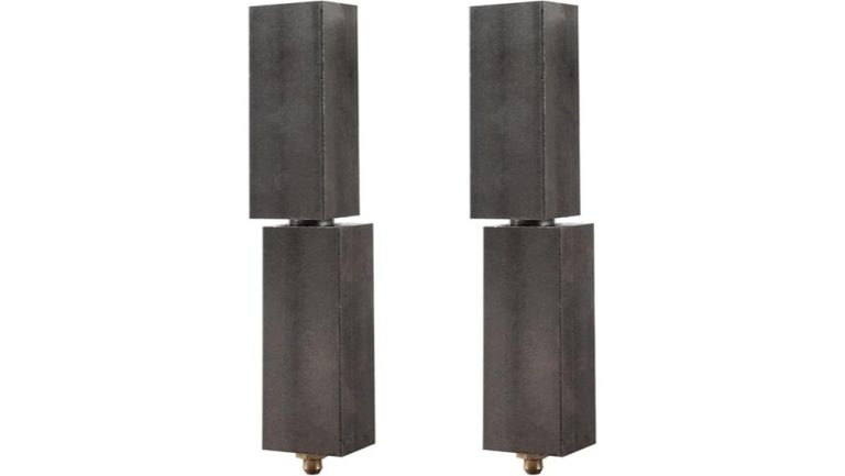 steel block gate hinge