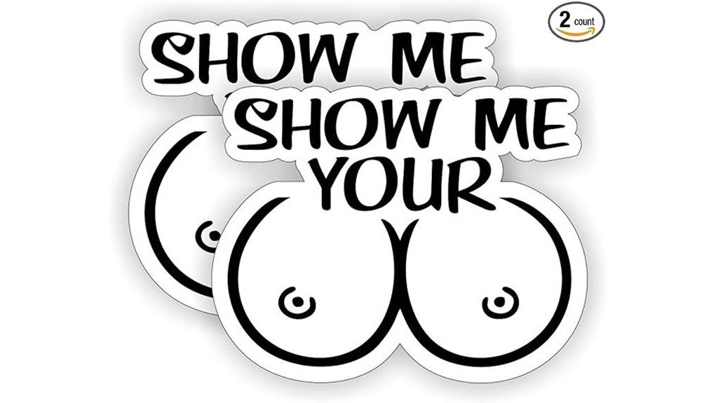 sticker review for humor