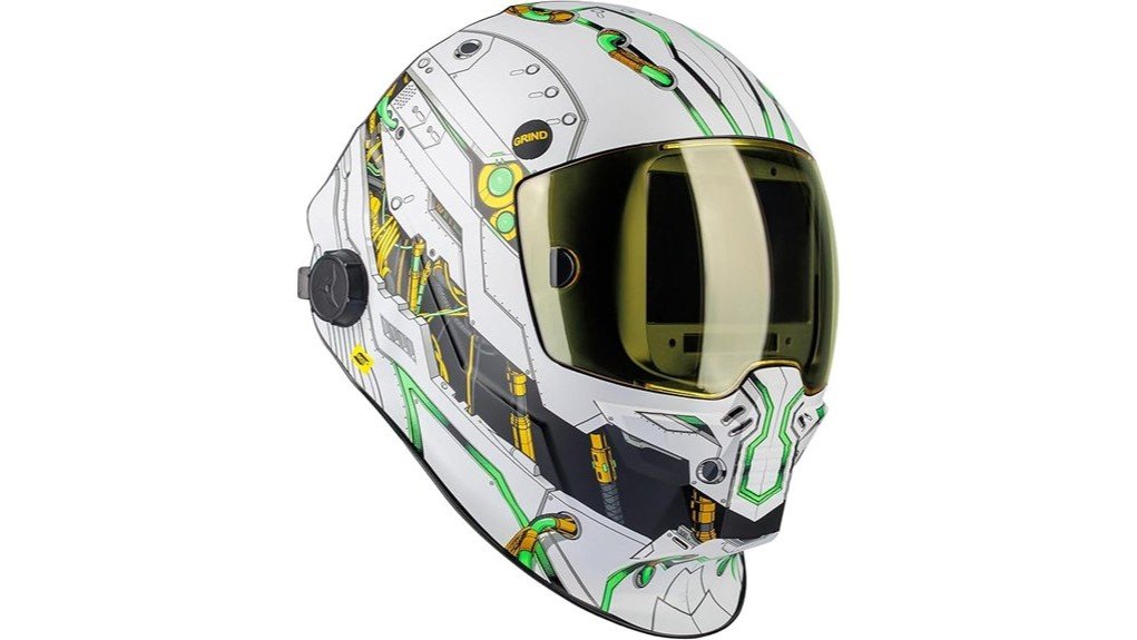 stylish protective welding helmet