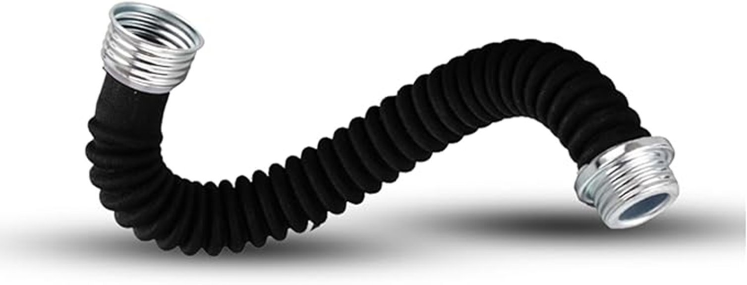 universal thread respirator hose