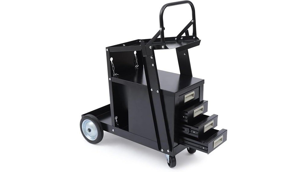 welding cart with drawers