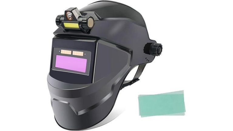 welding helmet with features
