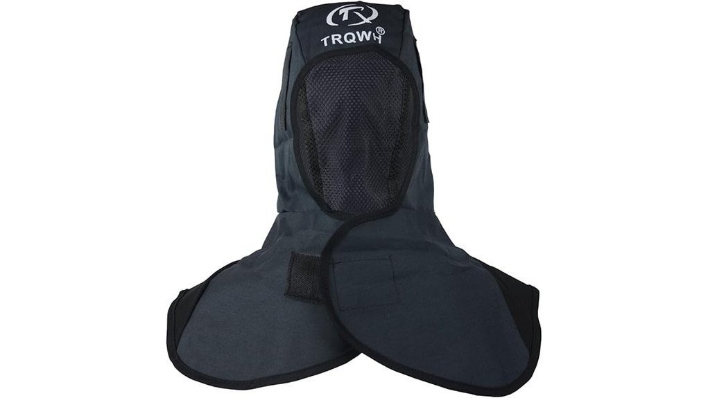 welding hood neck protection