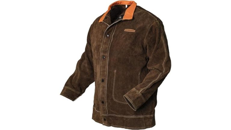 welding protection leather jacket