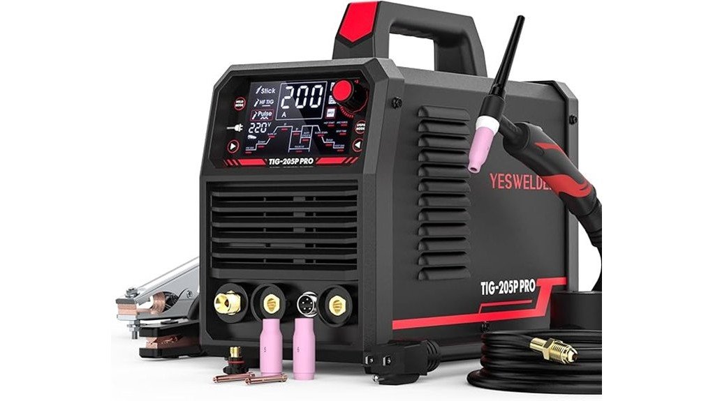 yeswelder 205a tig welder