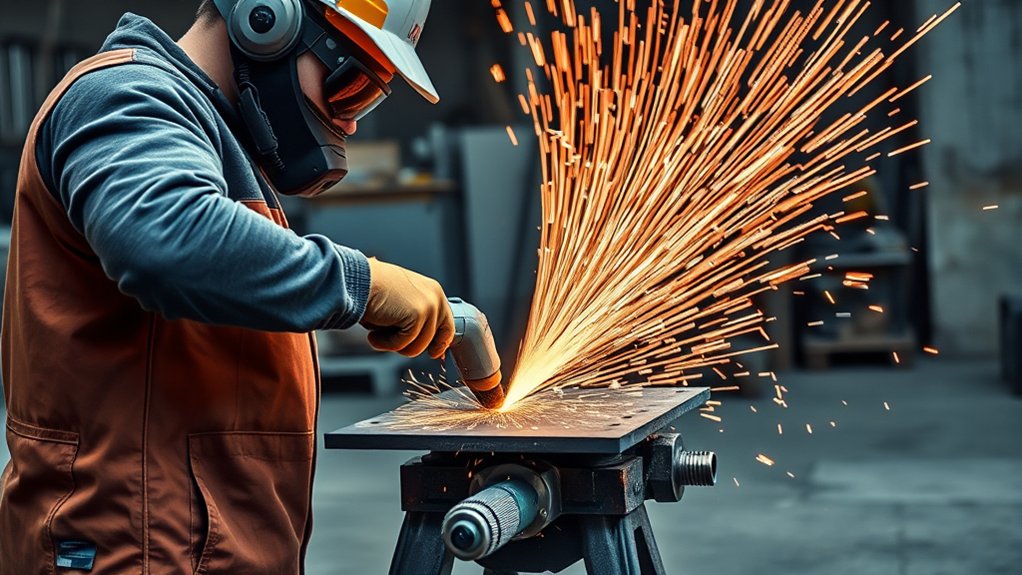 adjust angle grinder settings