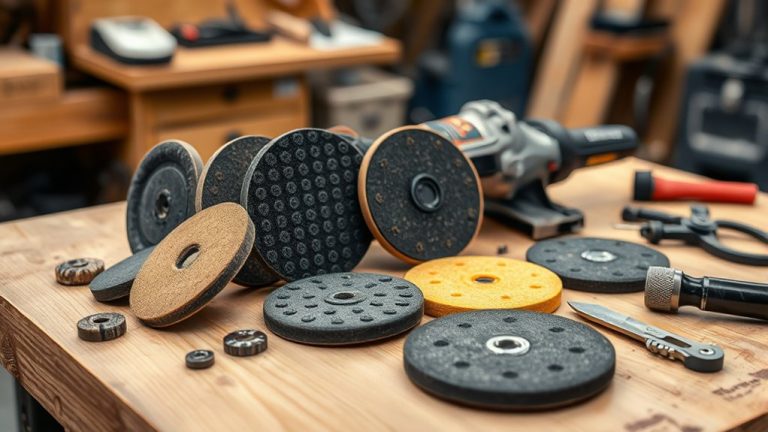 angle grinder backing pad guide