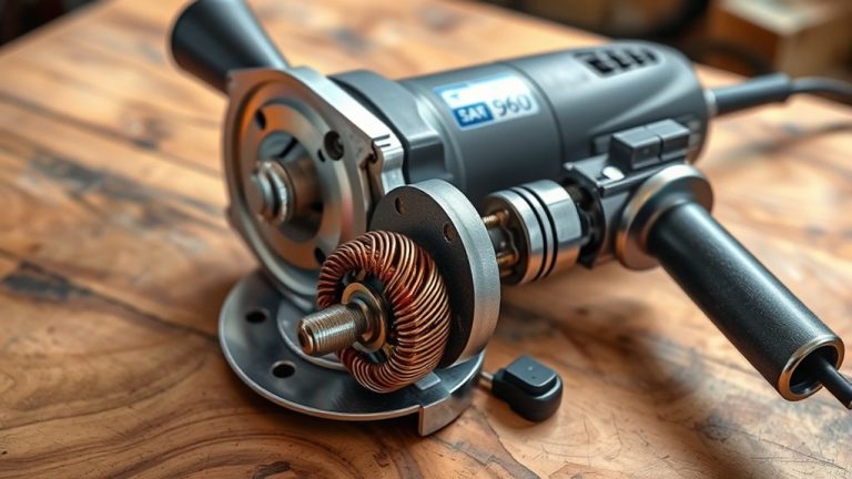 angle grinder component overview