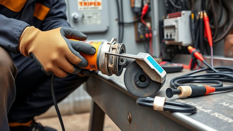 angle grinder electrical issues