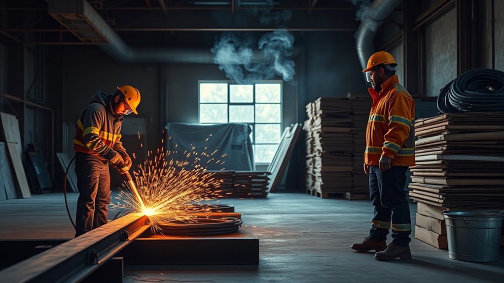 angle grinder fire safety