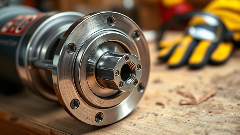 angle grinder flange function