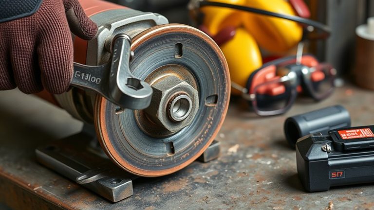 angle grinder nut issues