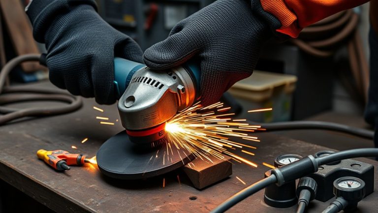 angle grinder power issues