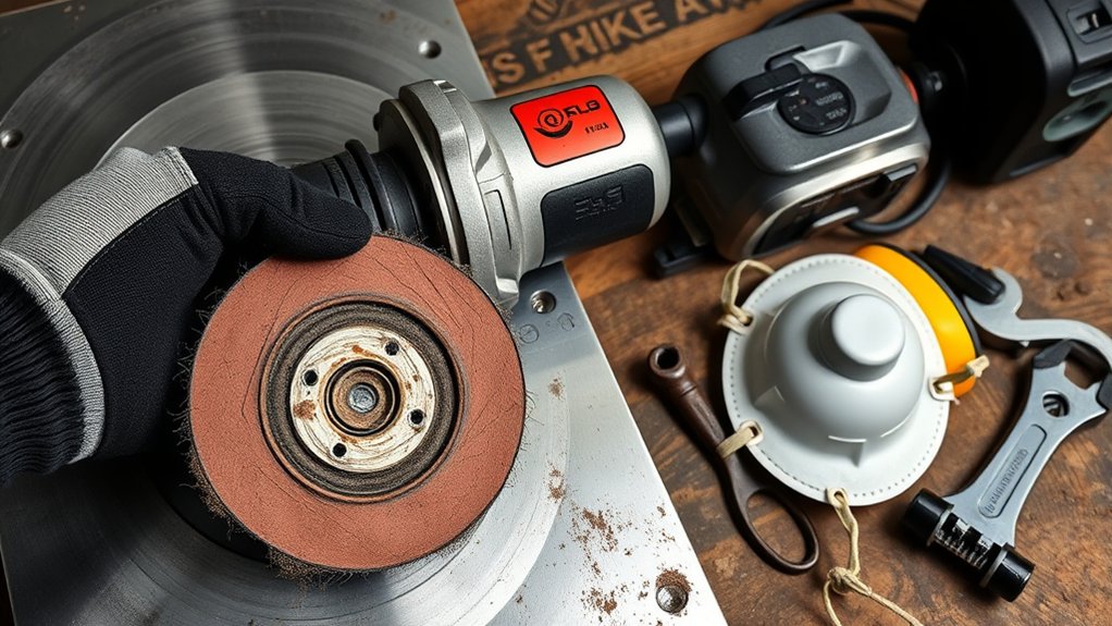 angle grinder safety checks