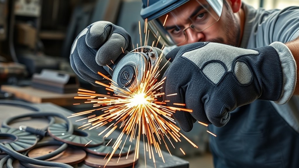 angle grinder safety hazards