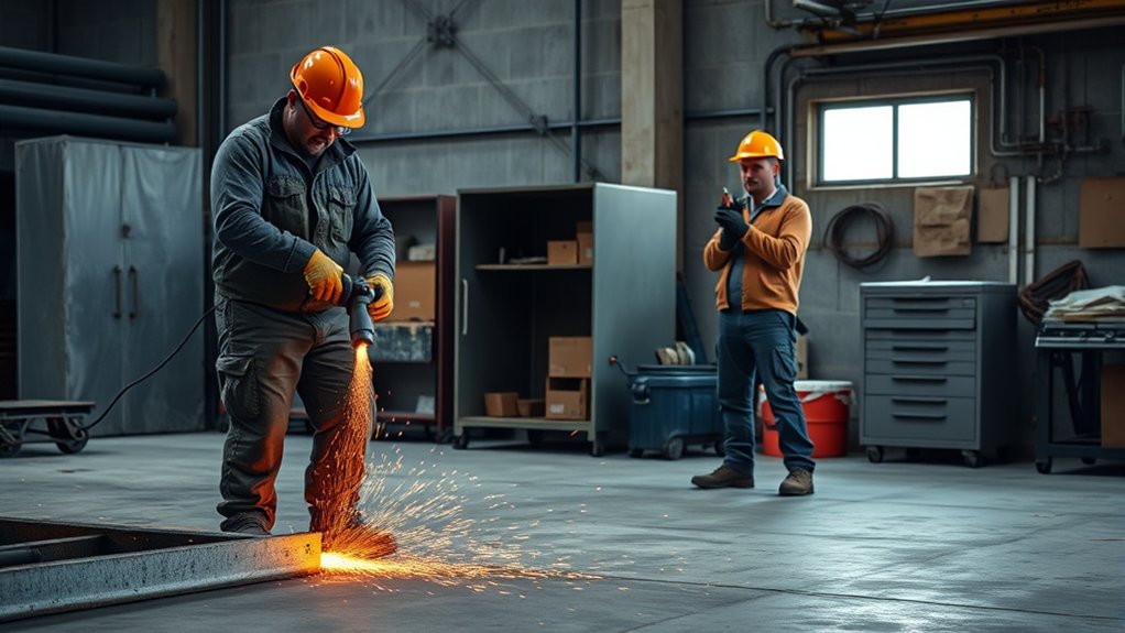 angle grinder safety measures