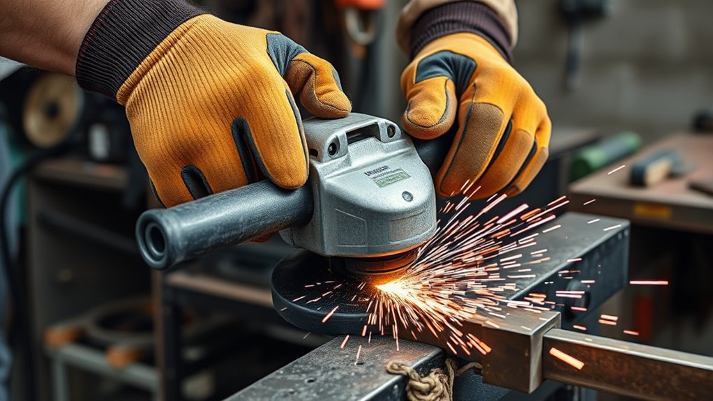angle grinder safety practices