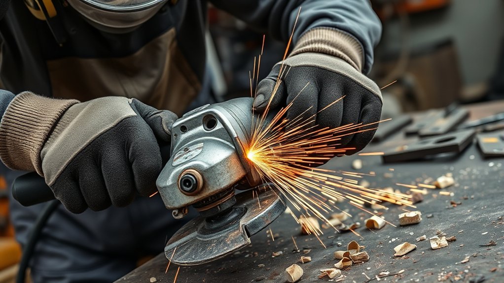 angle grinder safety practices