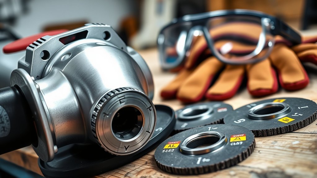 angle grinder safety practices