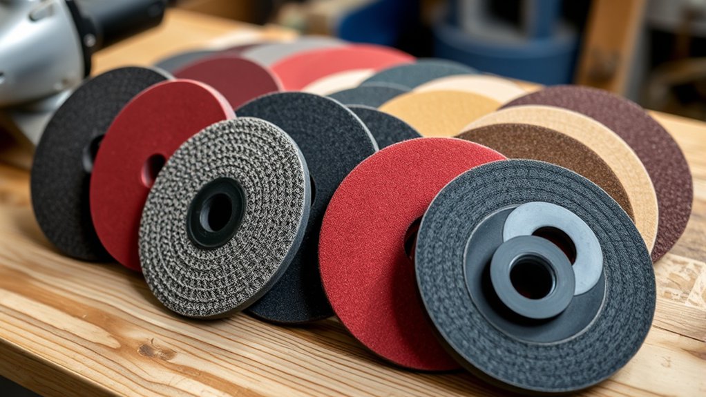 angle grinder sanding disc types