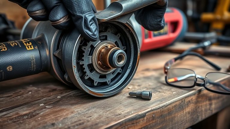 angle grinder spindle issues