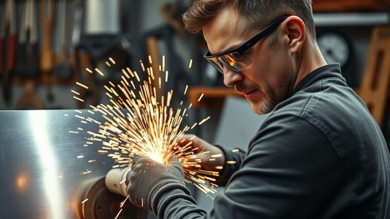 angle grinder stainless steel cutting