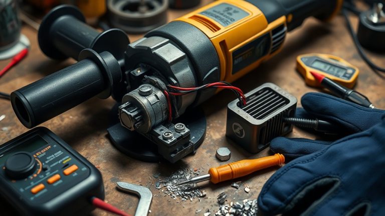 angle grinder troubleshooting guide
