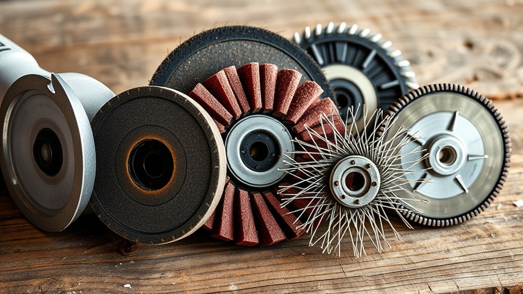 angle grinder wheel types